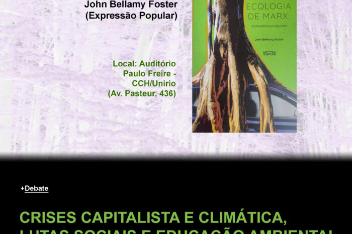 Crises capitalista e climática, lutas sociais e educação ambiental